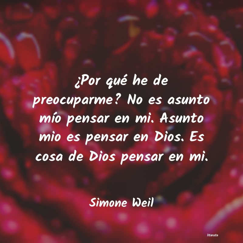 Frases de Simone Weil