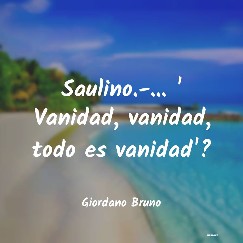 frases de Giordano Bruno