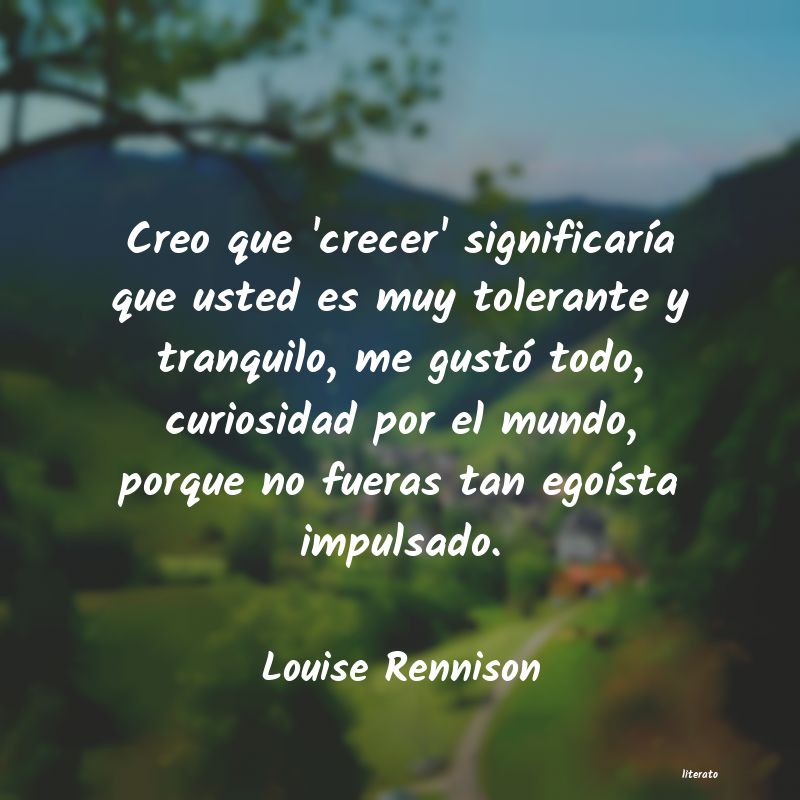 frases de Louise Rennison