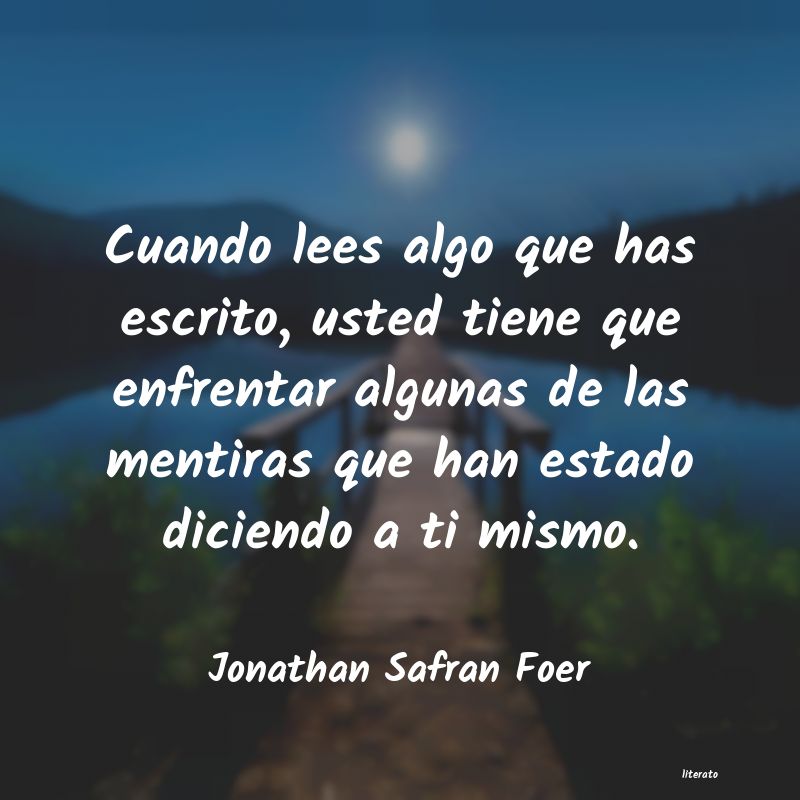 frases de Jonathan Safran Foer