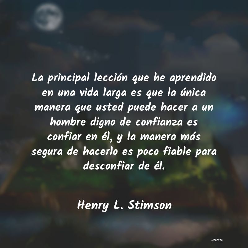 Frases de Henry L. Stimson