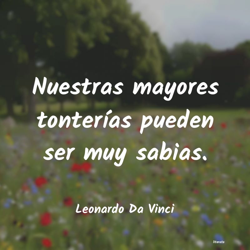 frases de Leonardo Da Vinci
