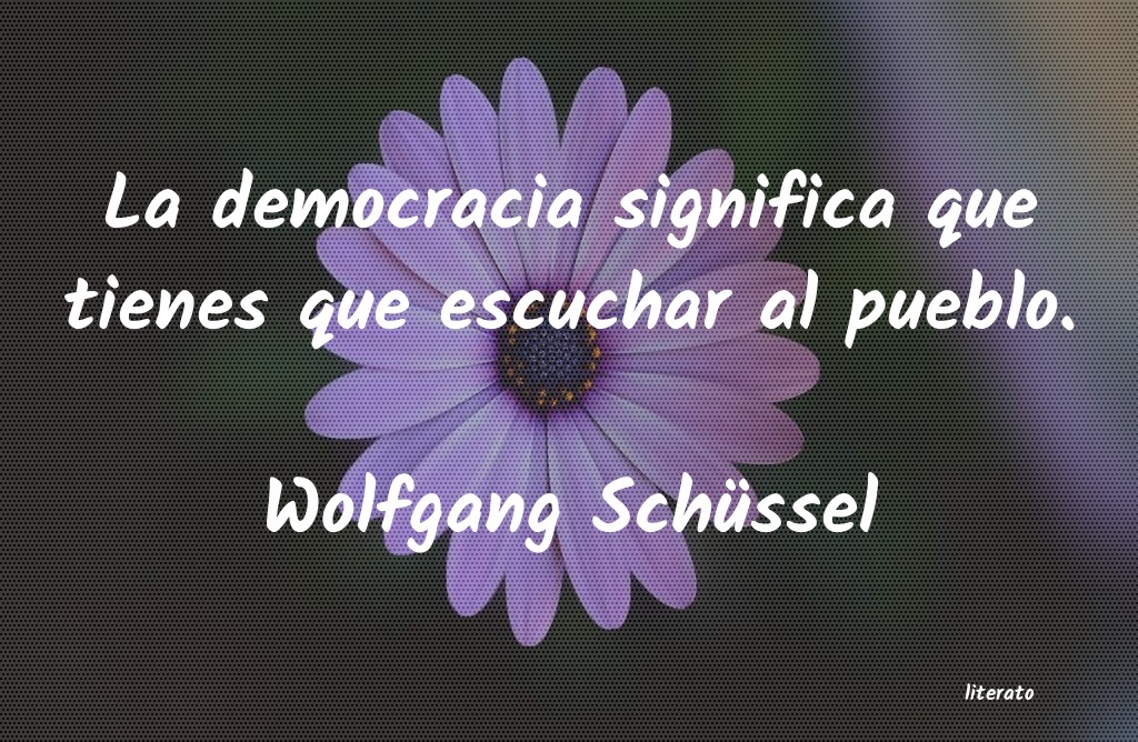 frases de Wolfgang Schüssel