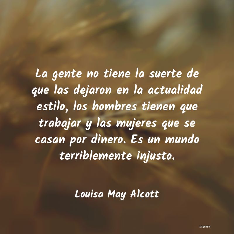 Frases de Louisa May Alcott