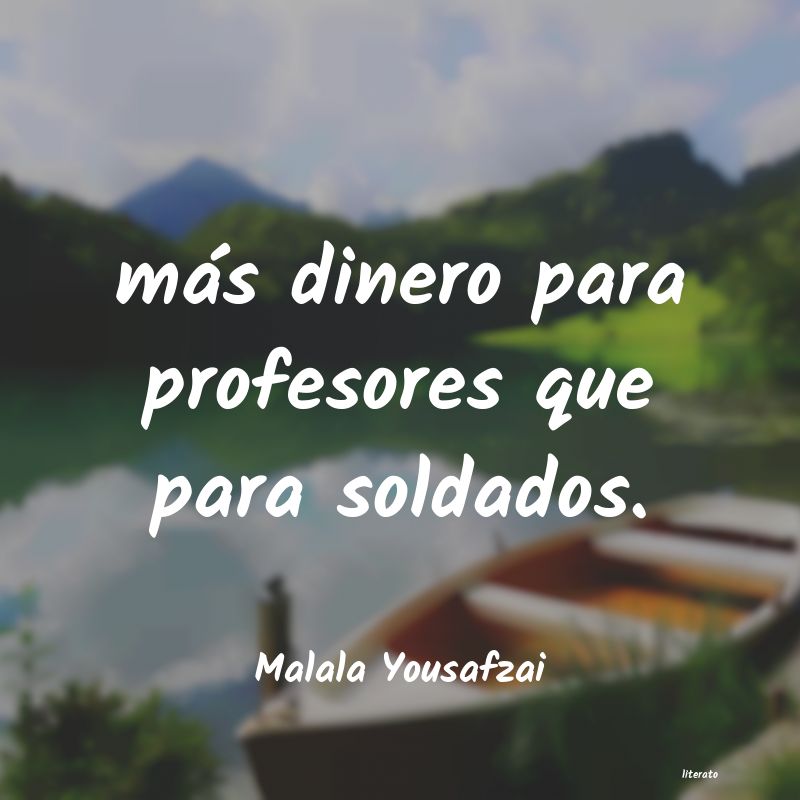 Frases de Malala Yousafzai