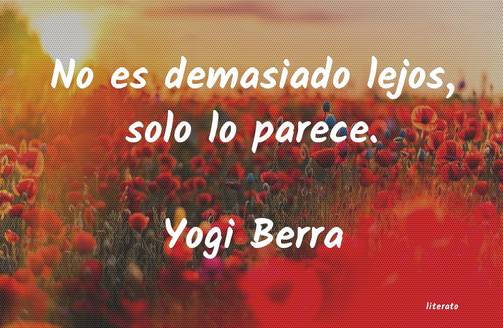 Frases de Yogi Berra