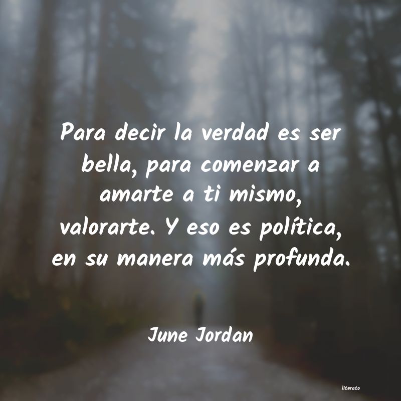 Frases de June Jordan