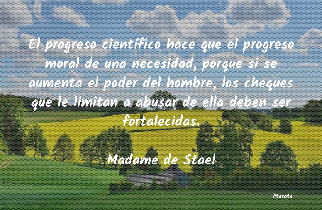 frases de Madame de Stael