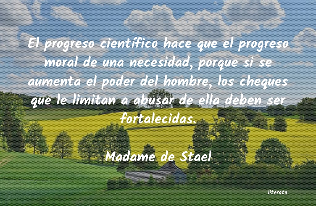 Frases de Madame de Stael