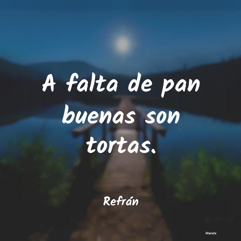 Frases de Refrán