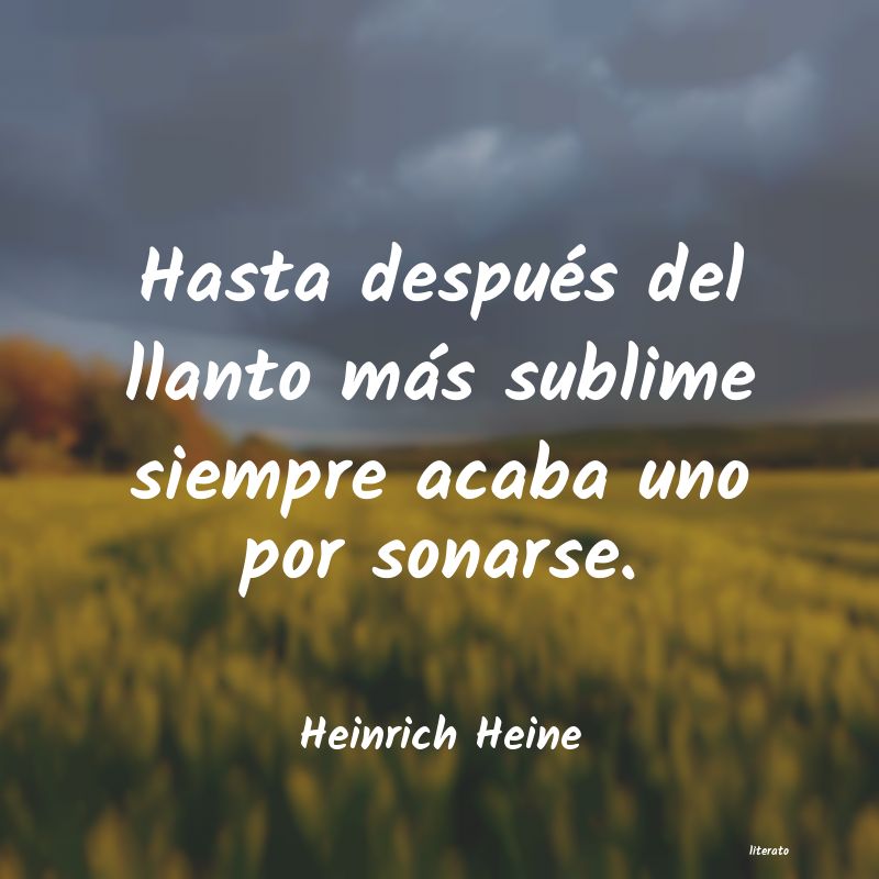 frases de Heinrich Heine