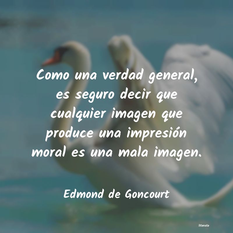 Frases de Edmond de Goncourt