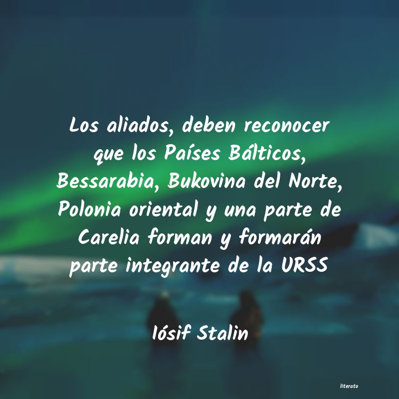 Frases de Iósif Stalin