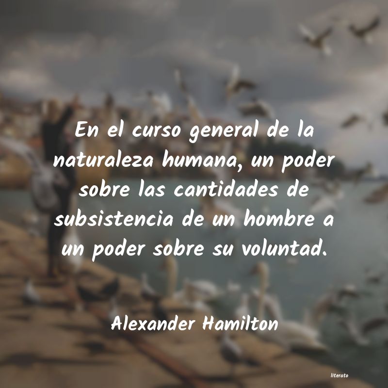 alexander hamilton pensmiento