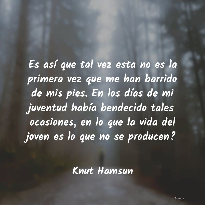 Frases de Knut Hamsun