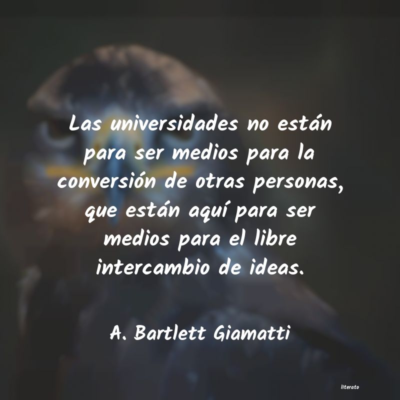 Frases de A. Bartlett Giamatti