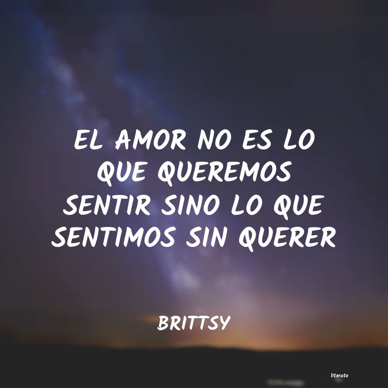 Frases de BRITTSY