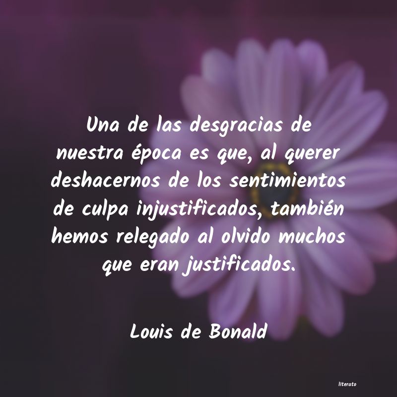 Frases de Louis de Bonald