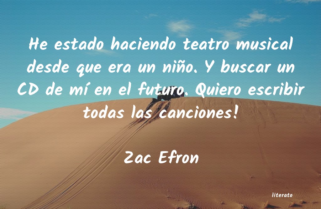 frases de Zac Efron