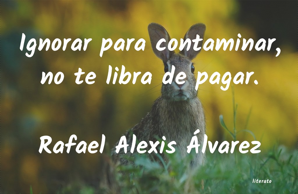 frases de Rafael Alexis Ãlvarez