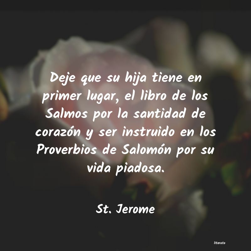 Frases de St. Jerome