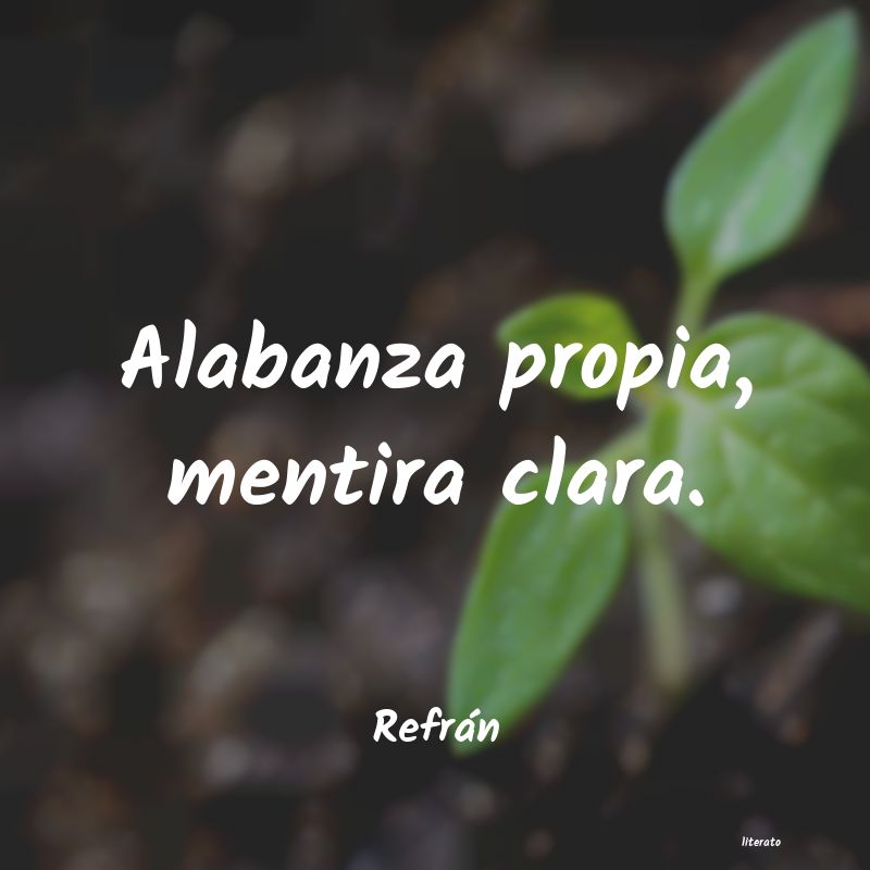 Frases de Refrán