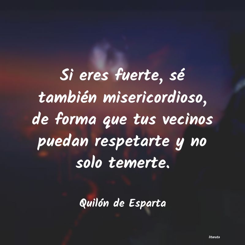frases de Quilón de Esparta