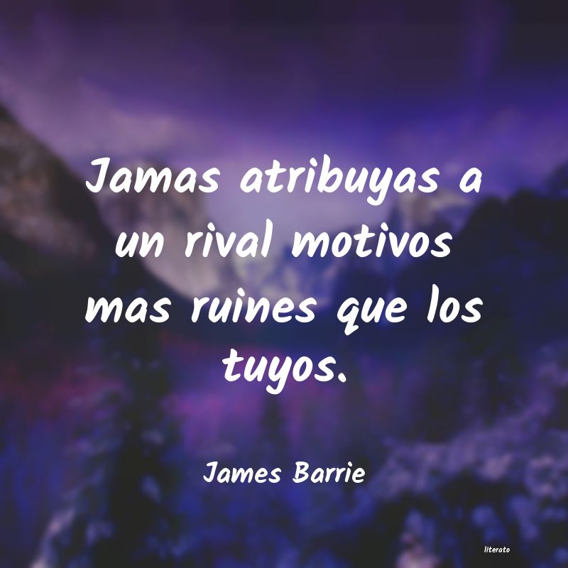 Frases de James Barrie