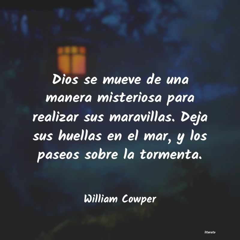 Frases de William Cowper