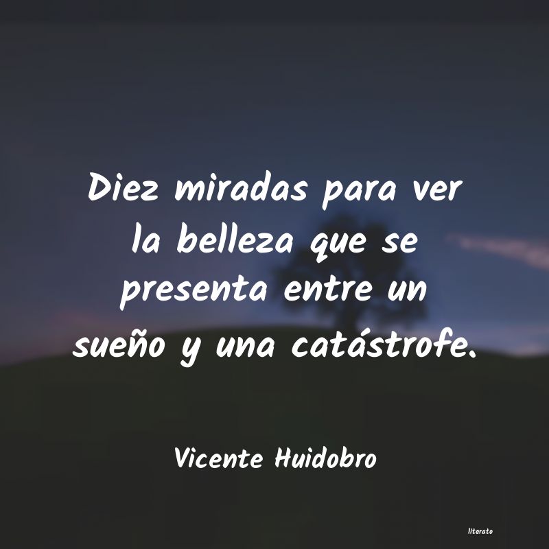 Frases de Vicente Huidobro