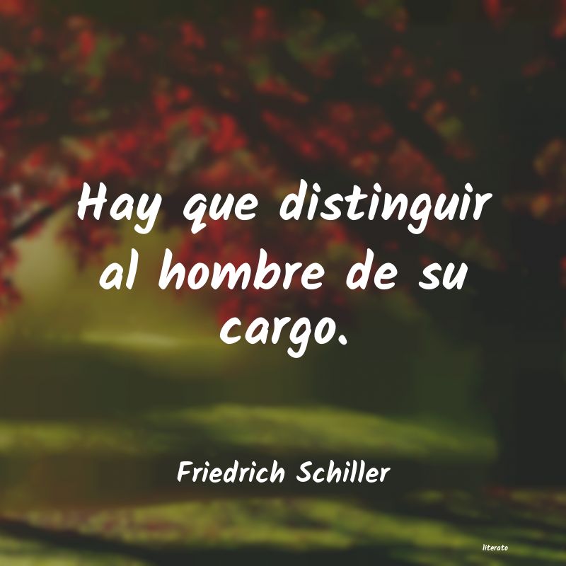 Frases de Friedrich Schiller