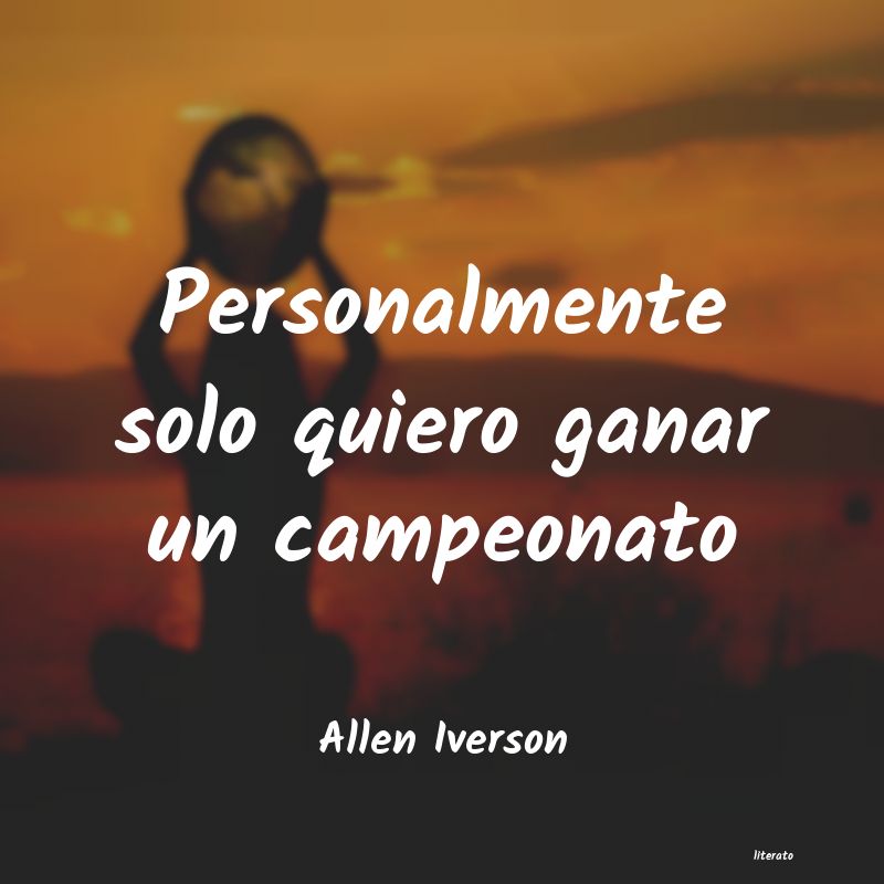 Frases de Allen Iverson