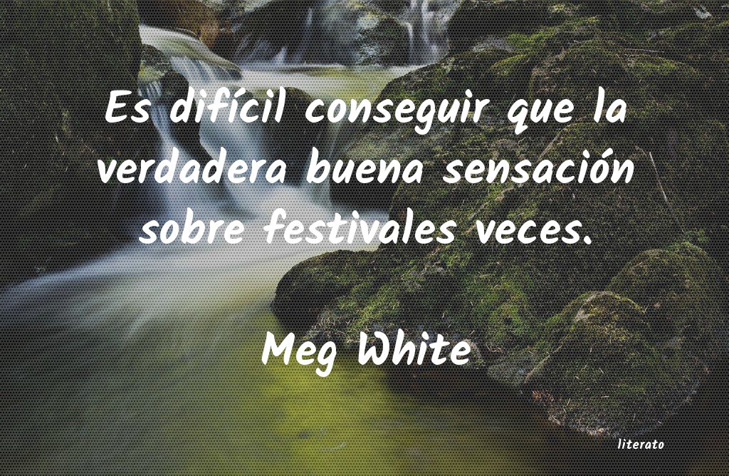 Frases de Meg White