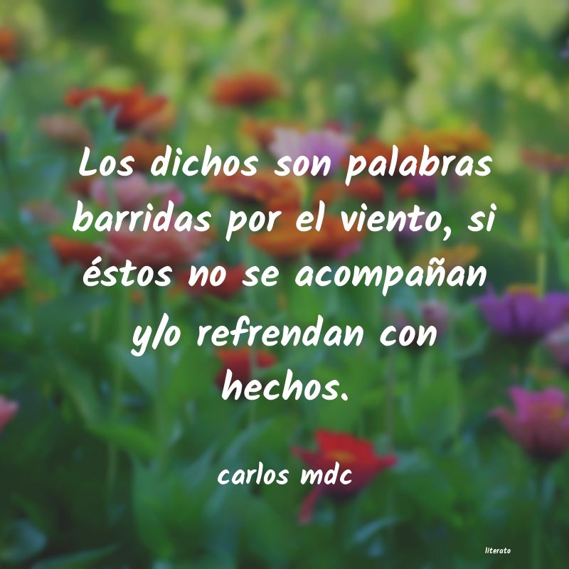 Frases de carlos mdc