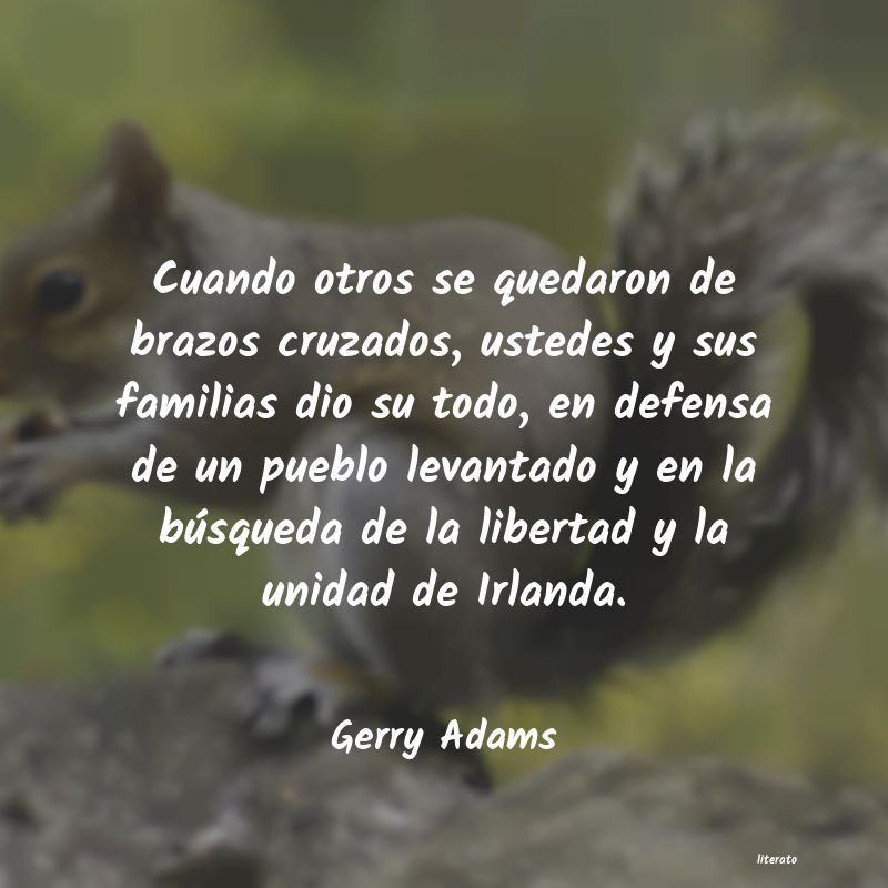 Frases de Gerry Adams