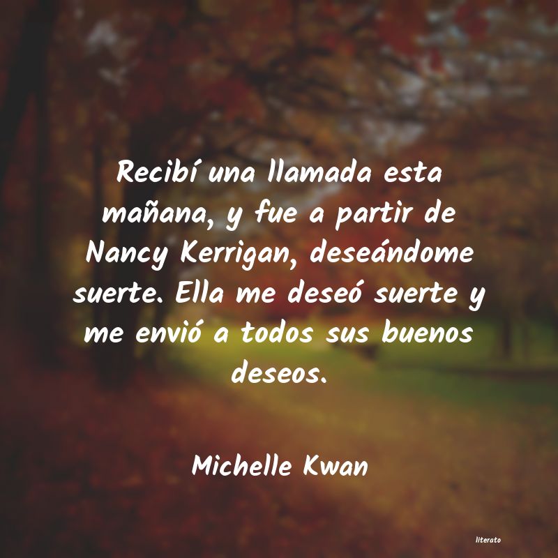 Frases de Michelle Kwan