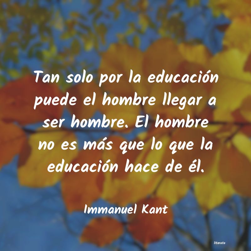 Frases de Immanuel Kant