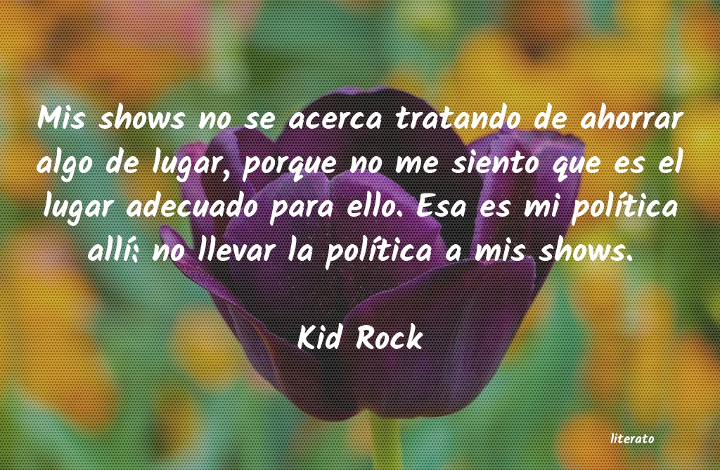 frases de Kid Rock