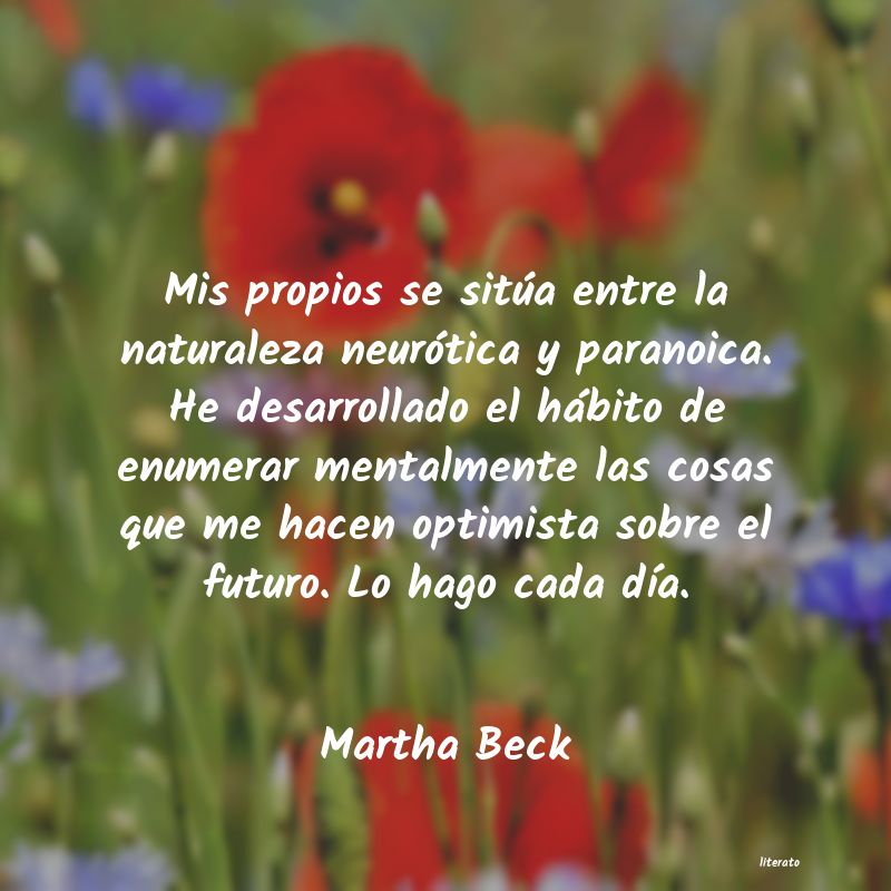 Frases de Martha Beck