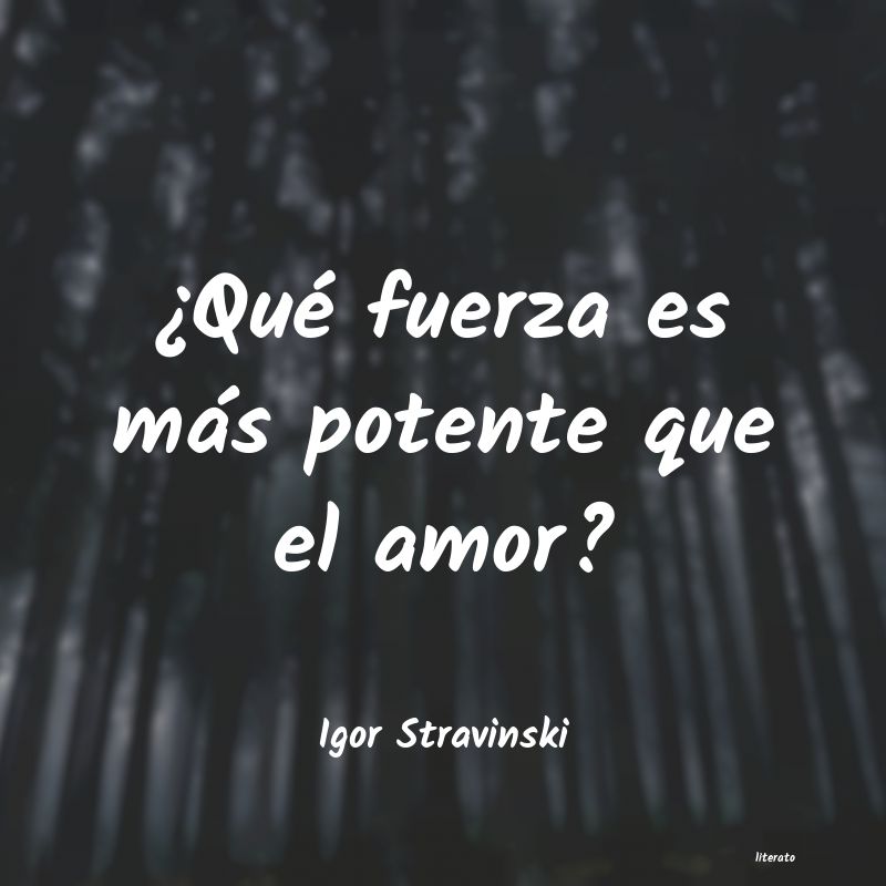 frases de Igor Stravinski