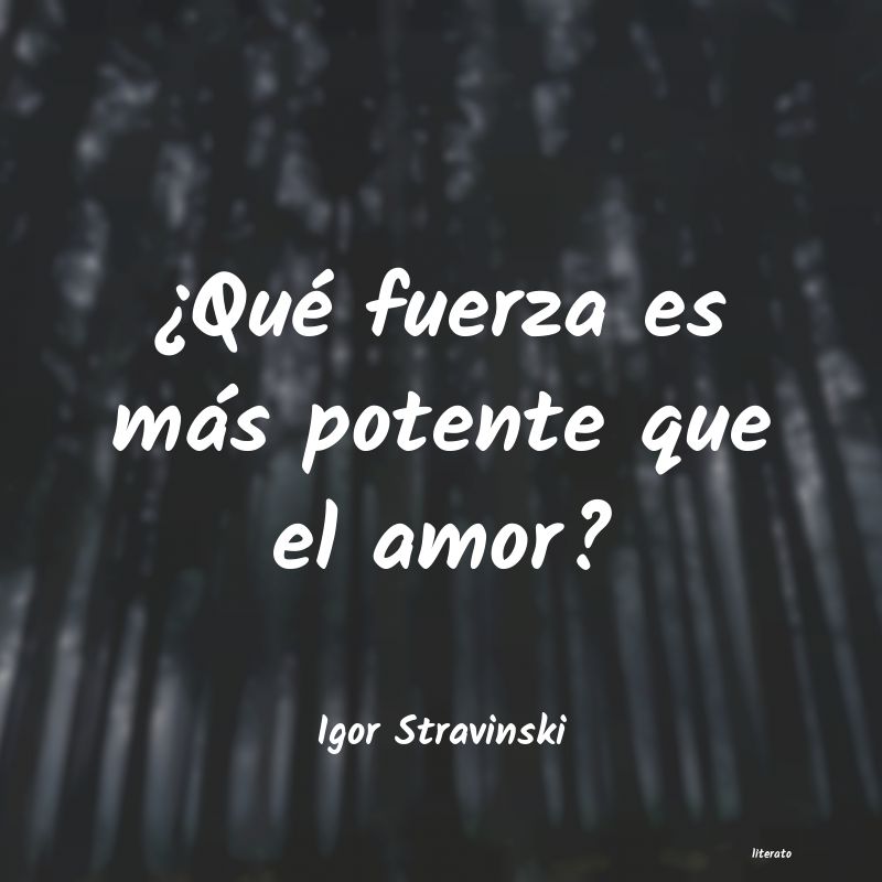 Frases de Igor Stravinski