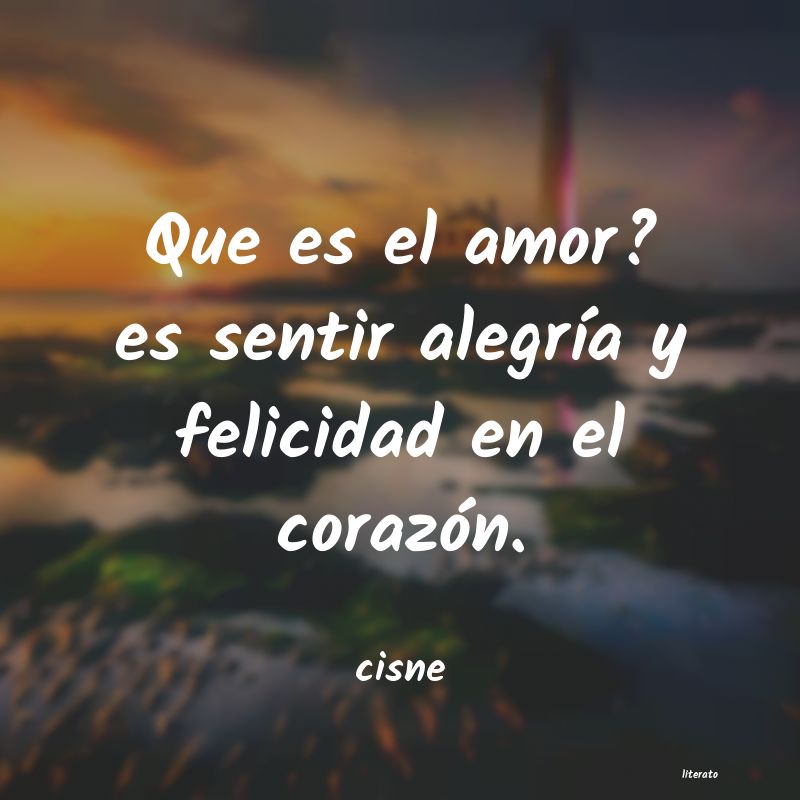 Frases de cisne