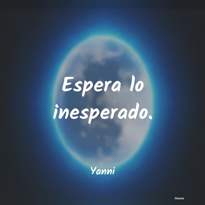 frases de Yanni