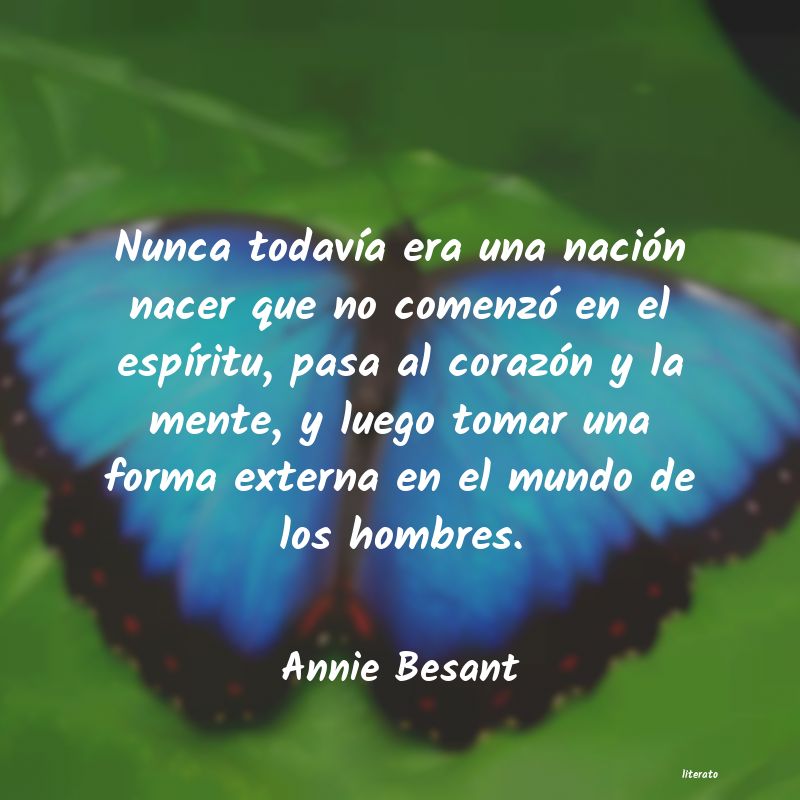 frases de Annie Besant