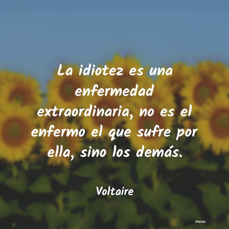 frases de Voltaire