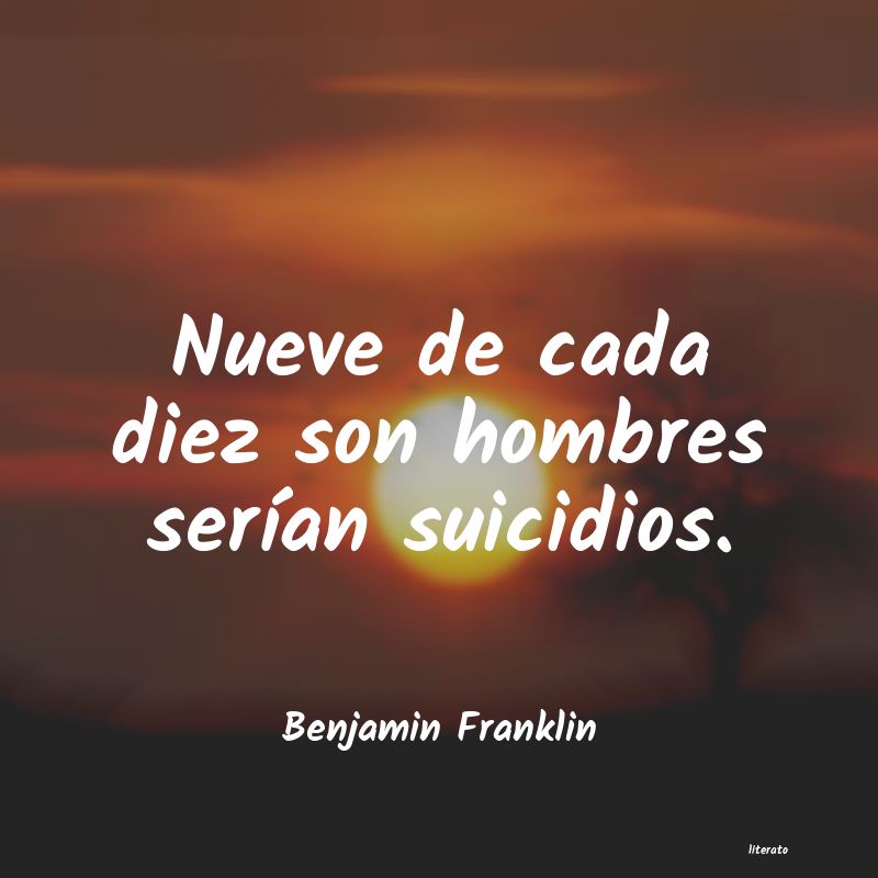 Frases de Benjamin Franklin