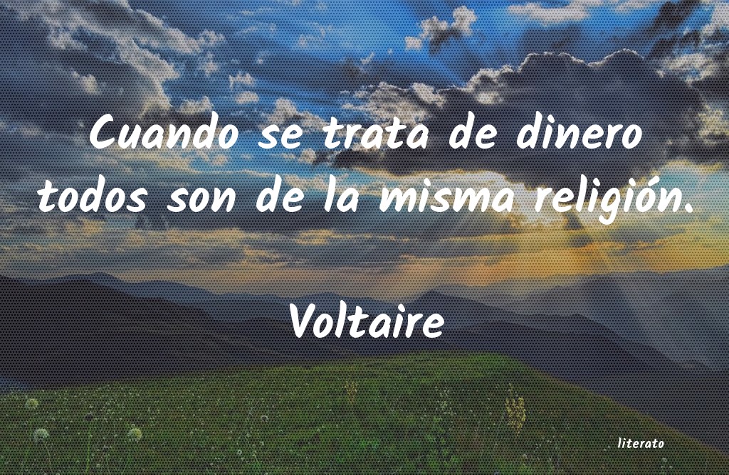 frases de Voltaire
