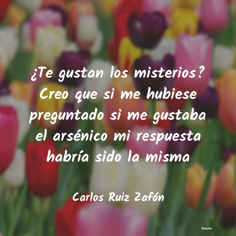 Frases de Carlos Ruiz Zafón