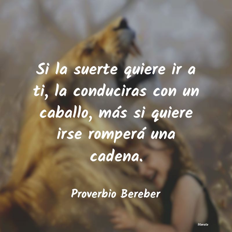 Frases de Proverbio Bereber