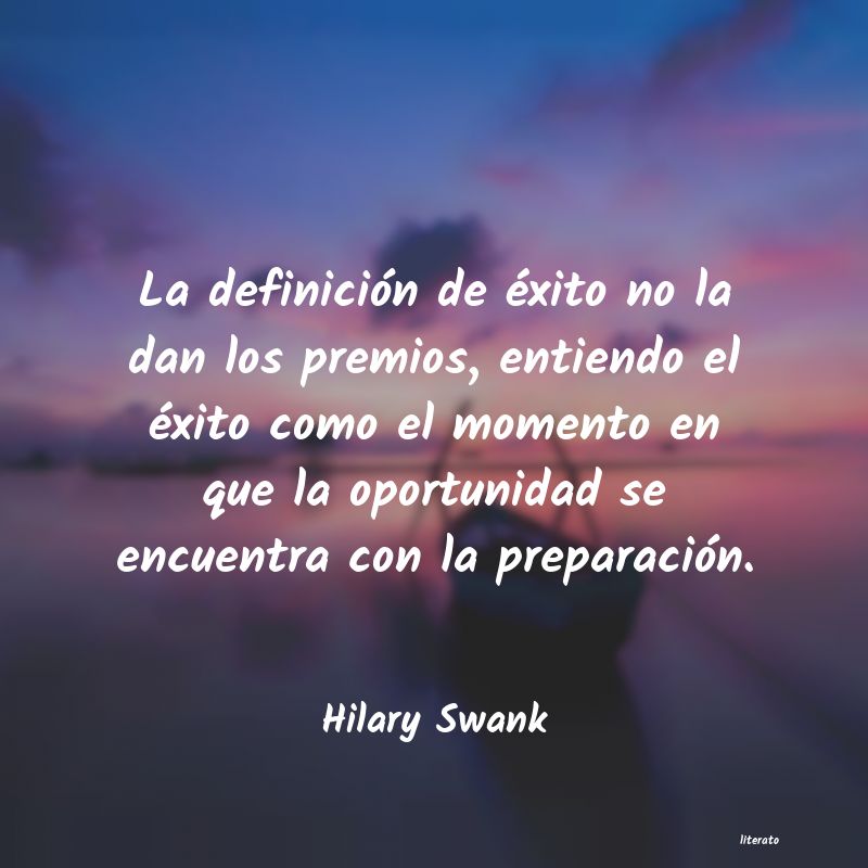Frases de Hilary Swank